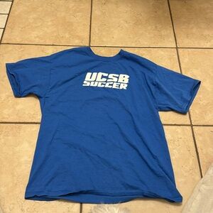 Blue ucsb soccer shirt